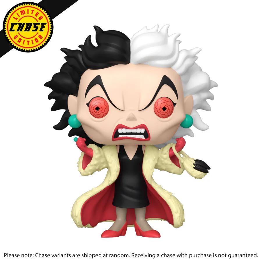 101 Dalmatians (1991) - Cruella De Vil (with chase) Pop! Vinyl - Image 3