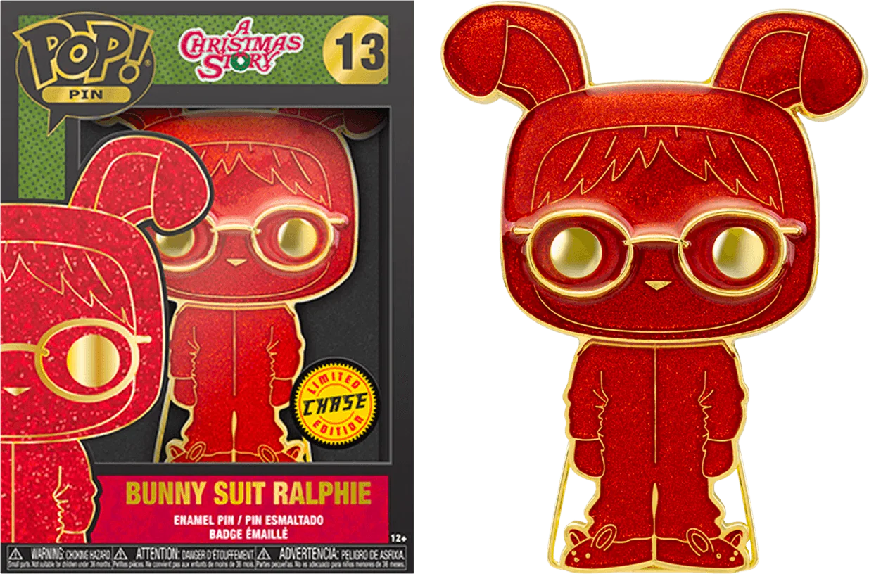 A Christmas Story - Ralphie (with chase) 4" Pop! Enamel Pin - Image 2