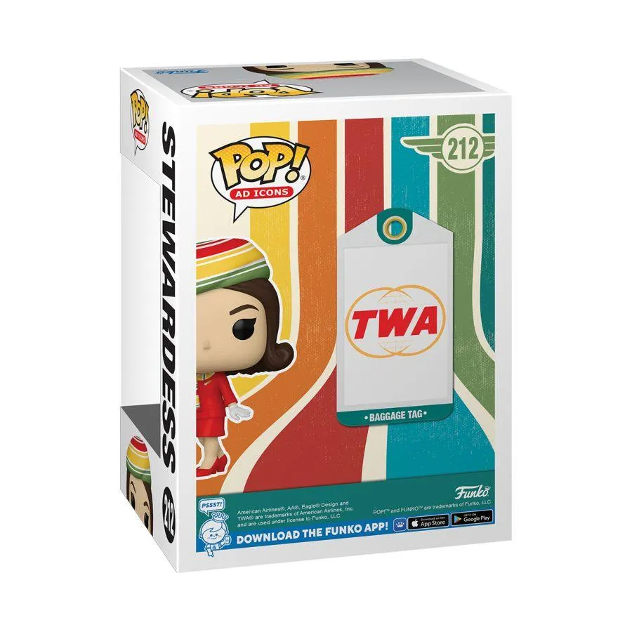 Ad Icons: TWA - Stewardess Pop! Vinyl - Image 4