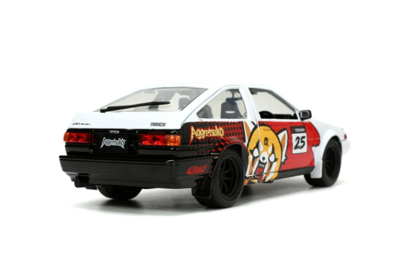 Aggretsuko - Toyota AE86 with Aggretsuko 1:24 Scale Diecast Set - Image 6