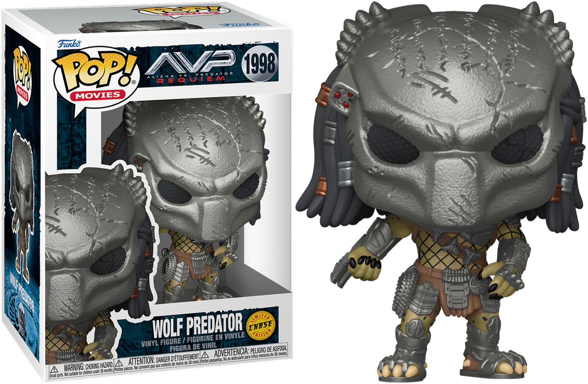 Alien Vs Predator: Requiem - Wolf Predator (with chase) Pop! Vinyl - Image 2