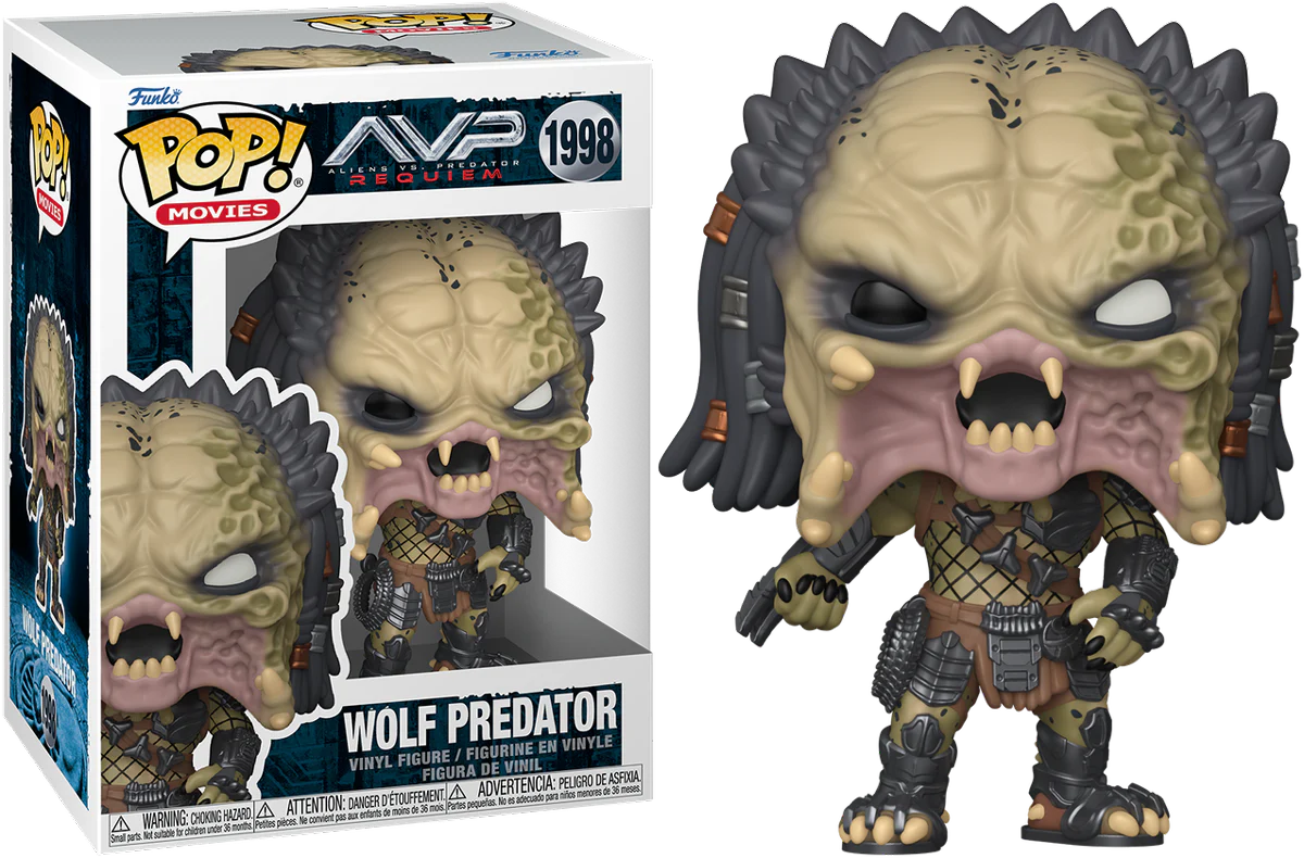 Alien Vs Predator: Requiem - Wolf Predator (with chase) Pop! Vinyl