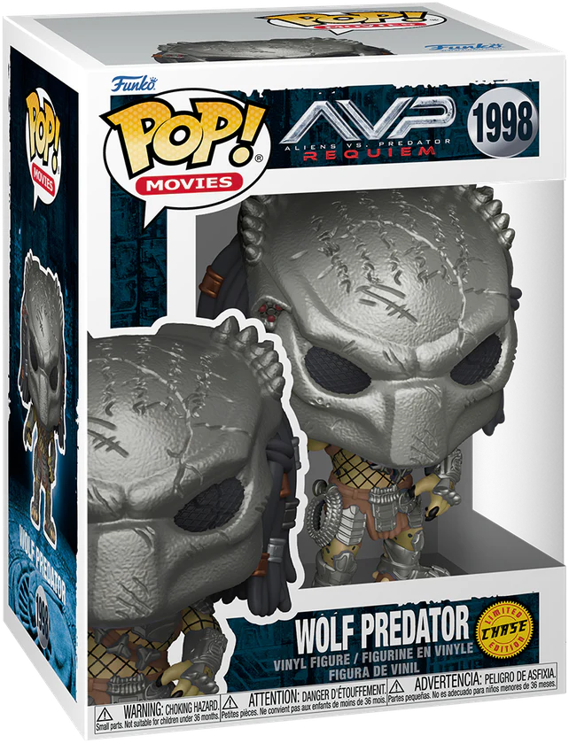 Alien Vs Predator: Requiem - Wolf Predator (with chase) Pop! Vinyl - Image 5