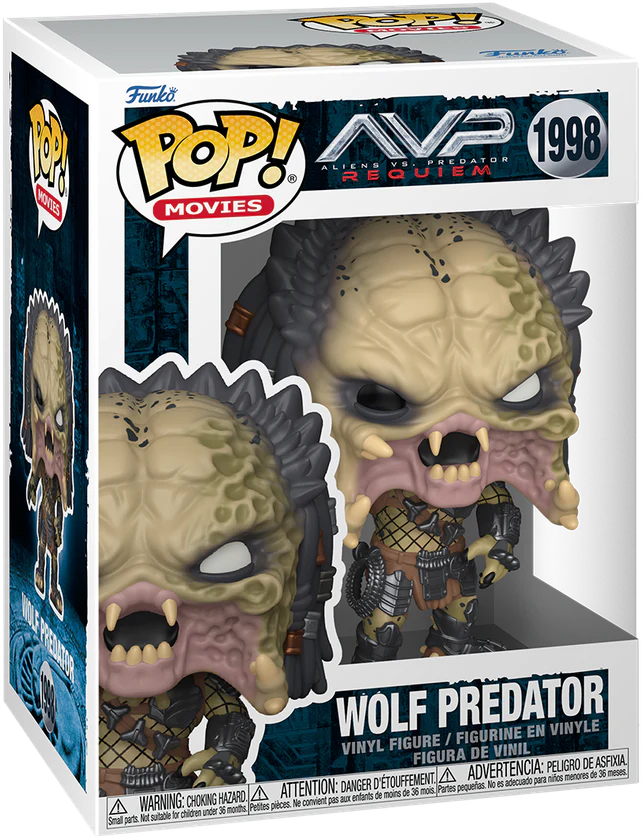 Alien Vs Predator: Requiem - Wolf Predator (with chase) Pop! Vinyl - Image 3