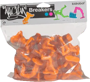 All City Breakers - Mini Vinyl Electric Orange 20-Pack