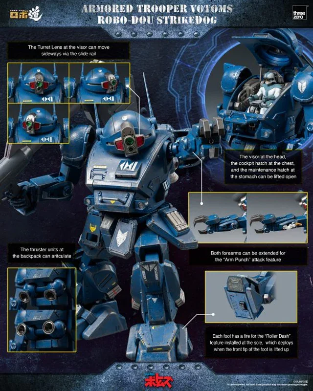 Armored Trooper Votoms - ROBO-DOU Strikedog Figure - Image 20