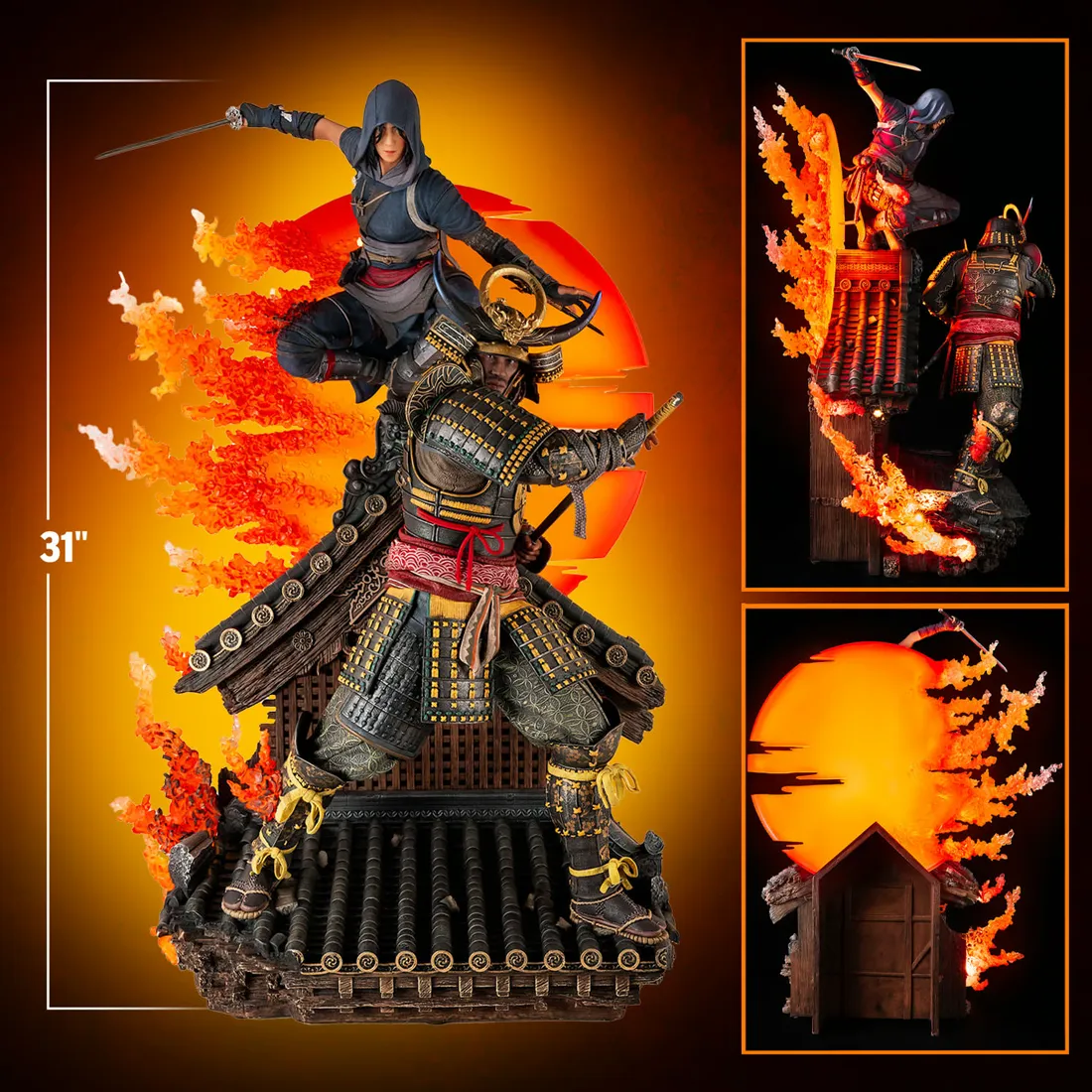 Assassin's Creed: Shadows - Animus Naoe & Yasuke 1:4 Scale Statue - Image 3