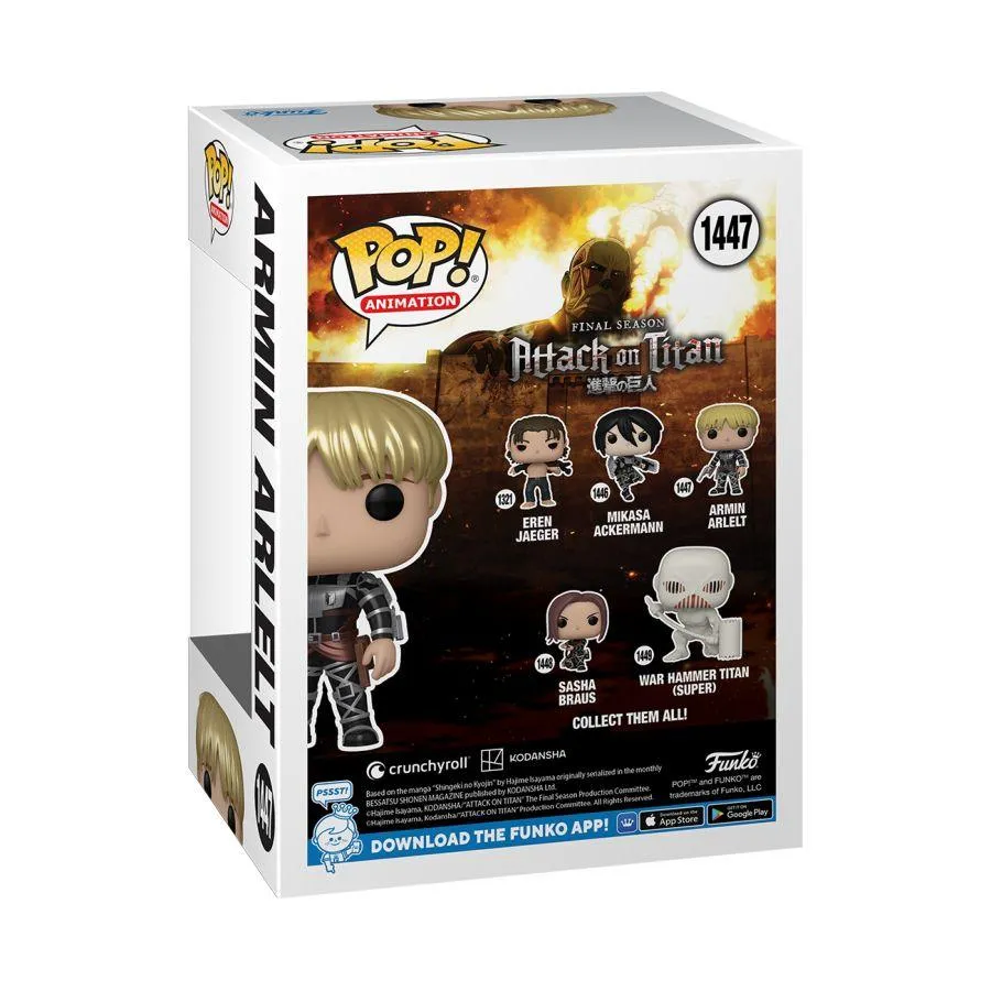 Attack on Titan - Armin Arlert US Exclusive Metallic Pop! Vinyl [RS] - Image 4