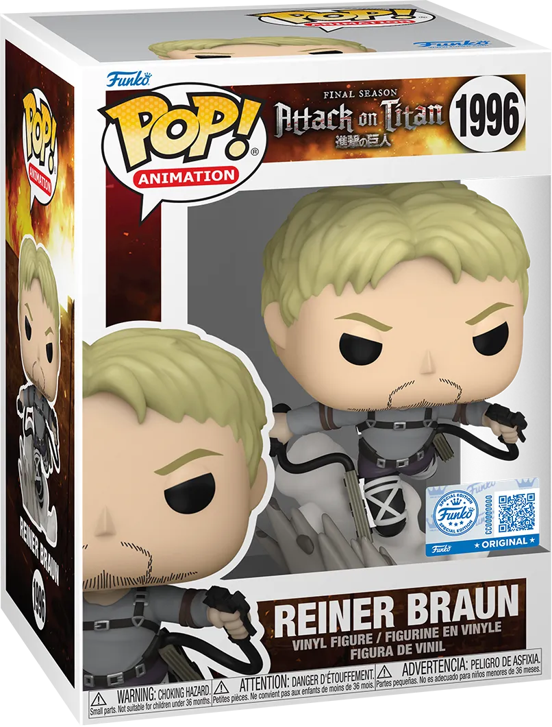 Attack on Titan - Reiner US Exclusive Pop! Vinyl [RS] - Image 3