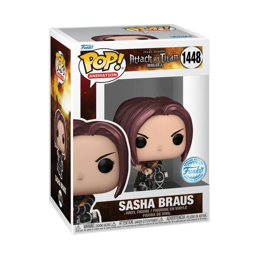 Attack on Titan - Sasha Braus US Exclusive Metallic Pop! Vinyl [RS] - Image 3