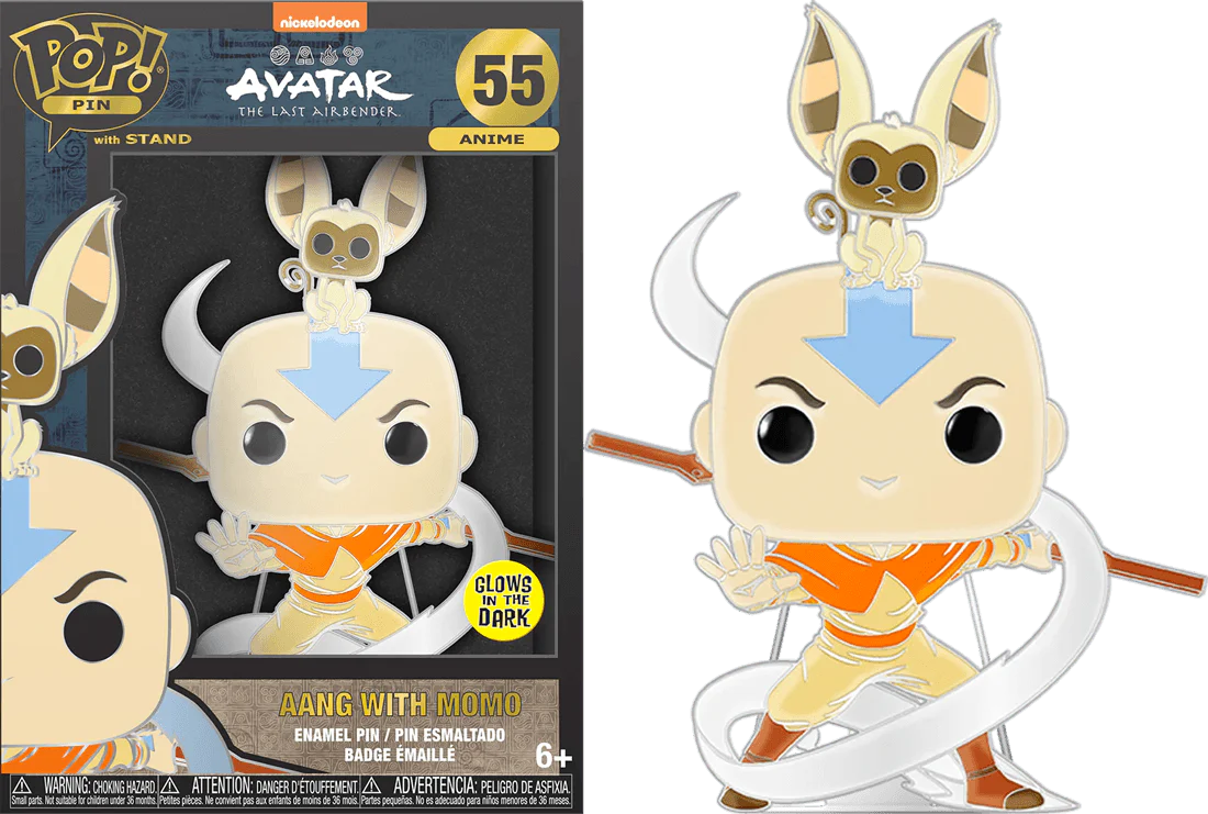 Avatar: the Last Airbender - Aang 4" Pop! Pin