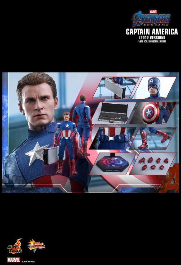 Avengers 4: Endgame - Captain America 2012 1:6 Scale 12" Action Figure - Image 9