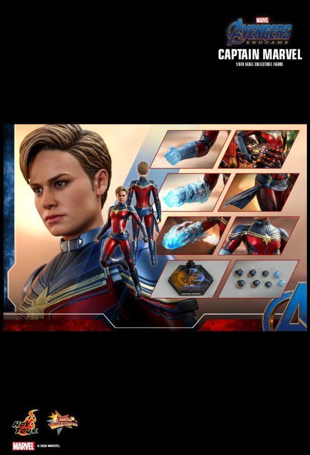 Avengers 4: Endgame - Captain Marvel 1:6 Scale 12" Action Figure - Image 9