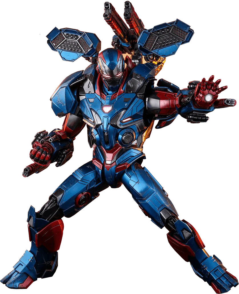Avengers 4: Endgame - Iron Patriot Diecast 1:6 Scale 12" Action Figure