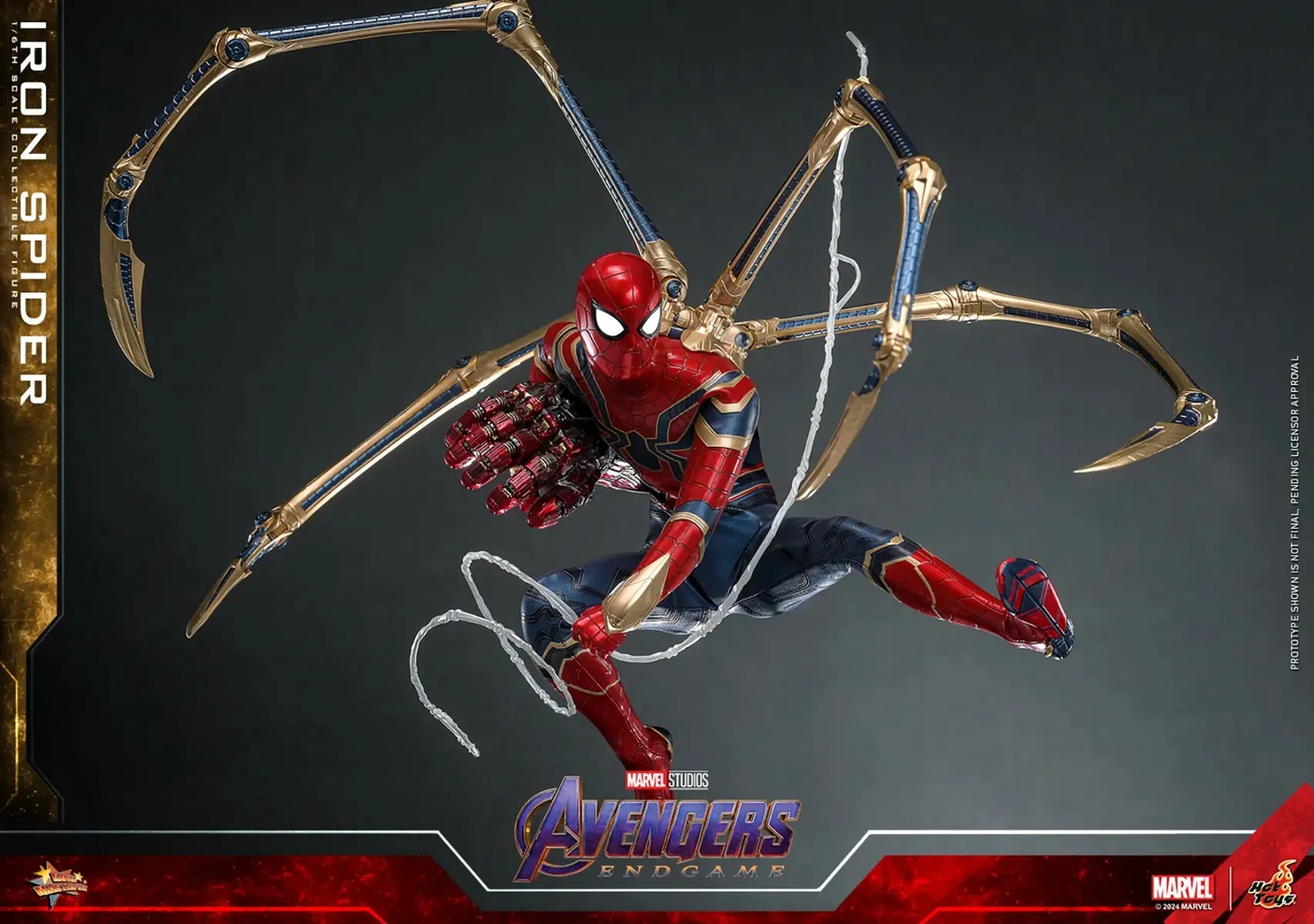Avengers 4: Endgame - Iron Spider 1:6 Scale Collectable Action Figure - Image 14