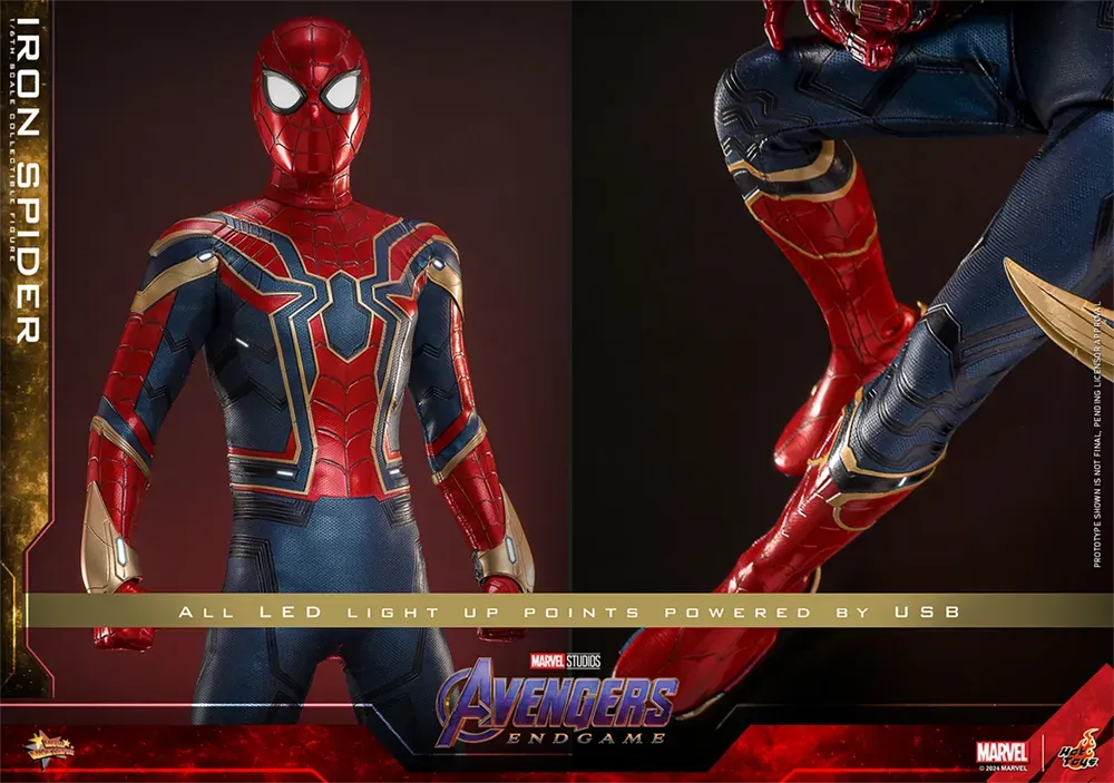 Avengers 4: Endgame - Iron Spider 1:6 Scale Collectable Action Figure - Image 20