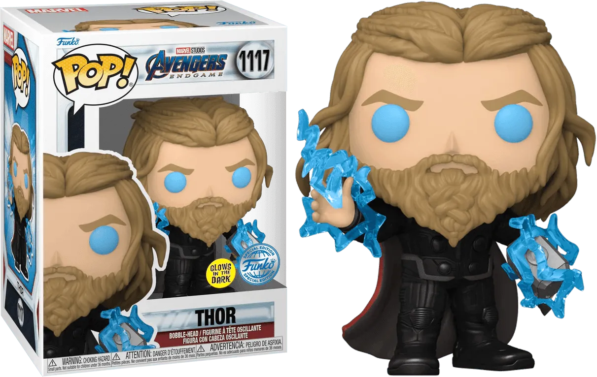 Avengers 4: Endgame - Thor with Thunder US Exclusive Pop! Vinyl [RS]