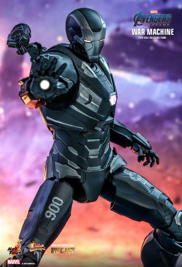 Avengers 4: Endgame - War Machine Diecast 12" Action Figure - Image 3