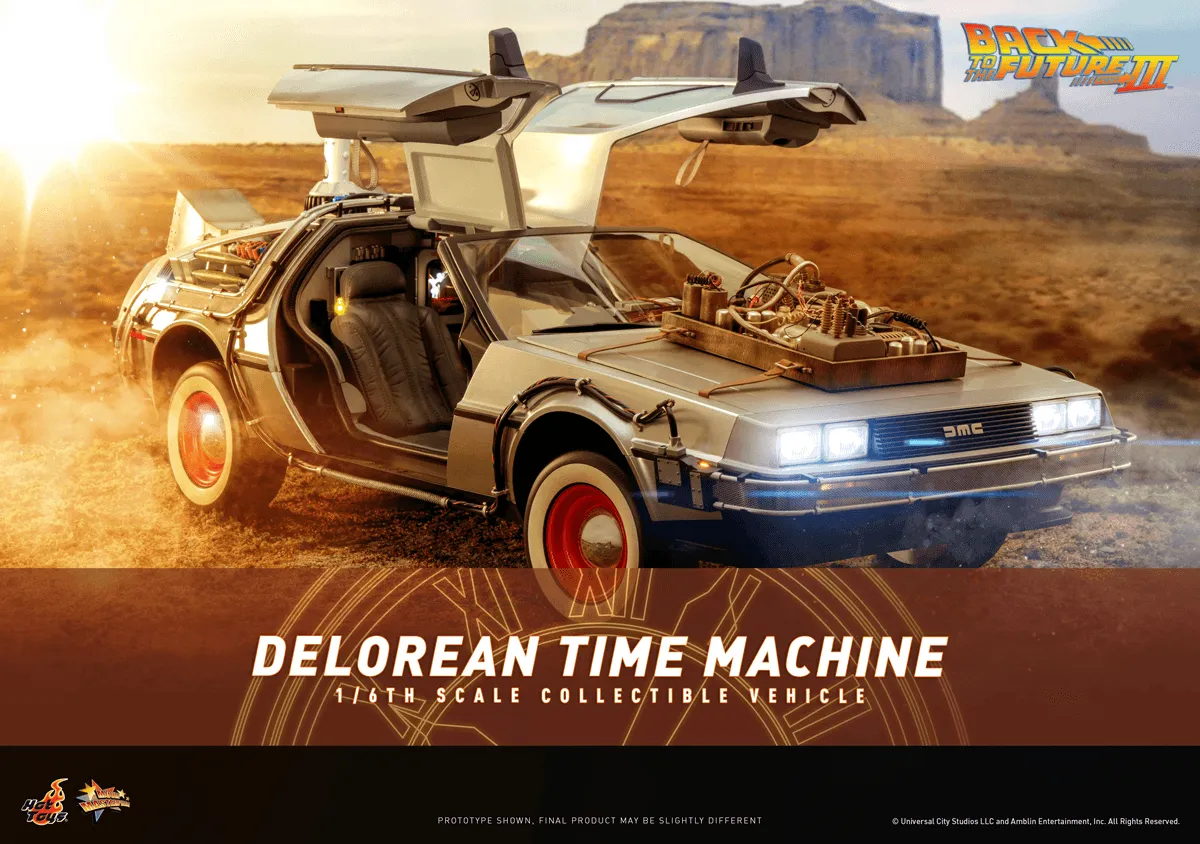 Back to the Future 3 - Delorean Time Machine 1:6 Scale Collectable Vehicle - Image 2