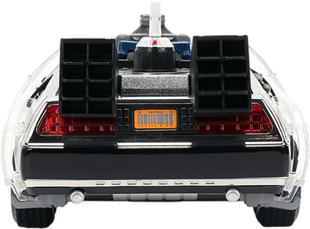 Back to the Future - Delorean (Chrome) 1:24 Scale Diecast Vehicle - Image 6