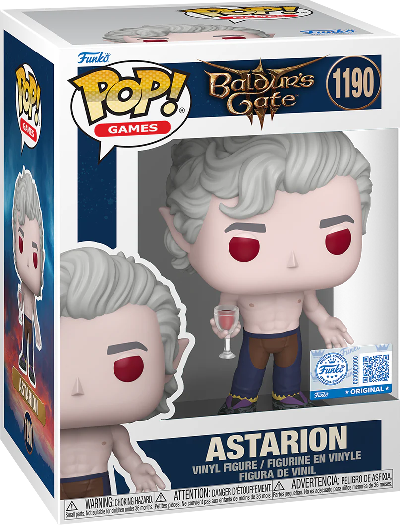 Baldur's Gate 3 - Astarion (Shirtless) US Exclusive Pop! Vinyl [RS] - Image 3