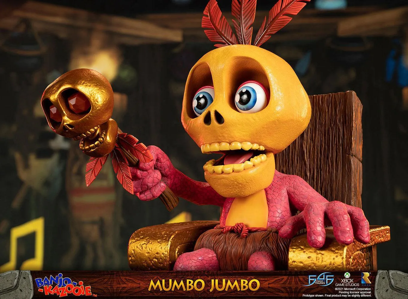 Banjo-Kazooie - Mumbo Jumbo Statue - Image 4