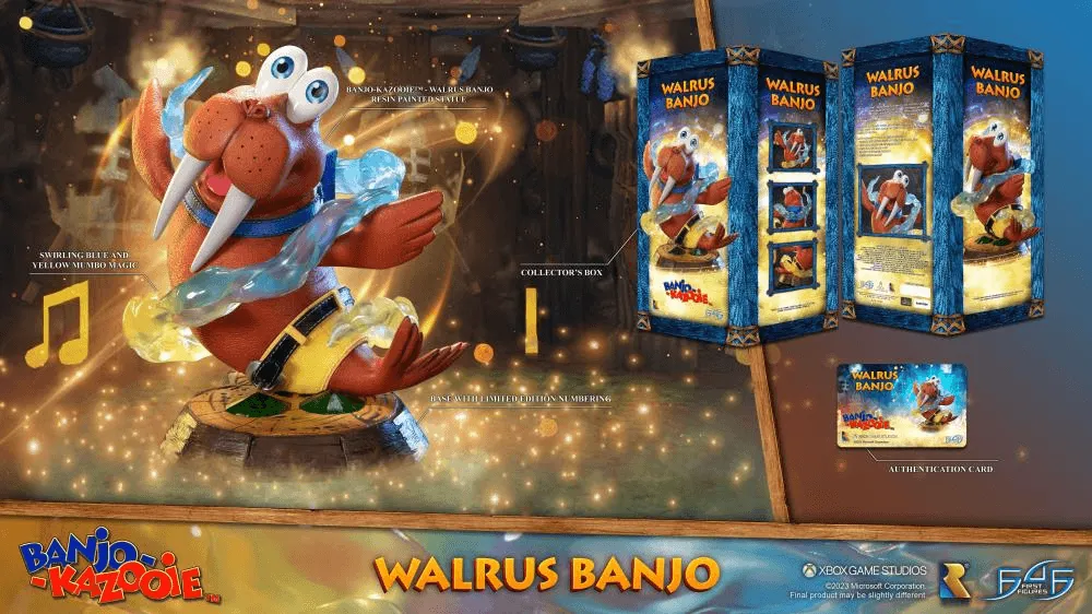 Banjo Kazooie - Walrus Banjo Statue - Image 23