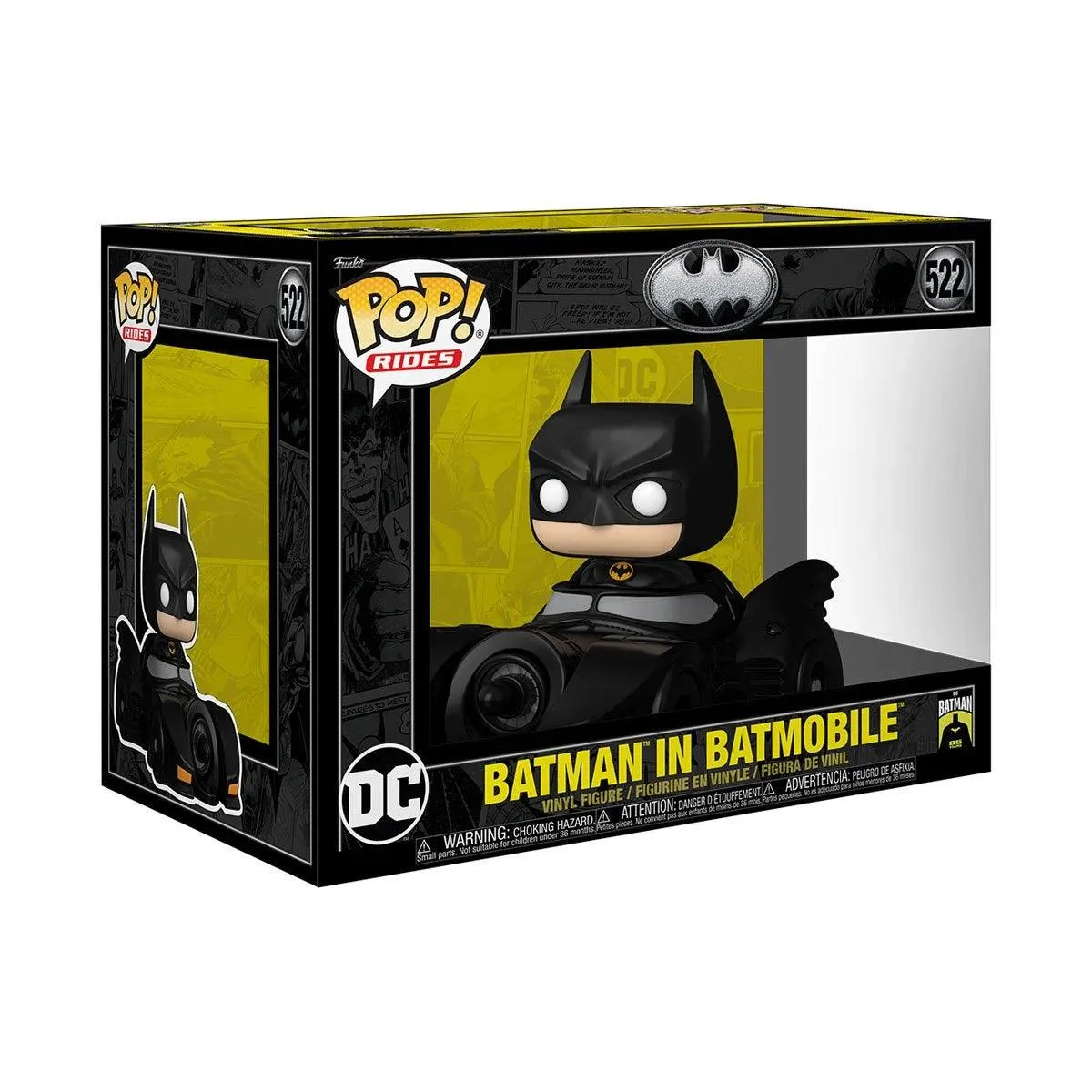 Batman: 85th Anniversary - Batman in Batmobile (1989) Pop! Ride - Image 3