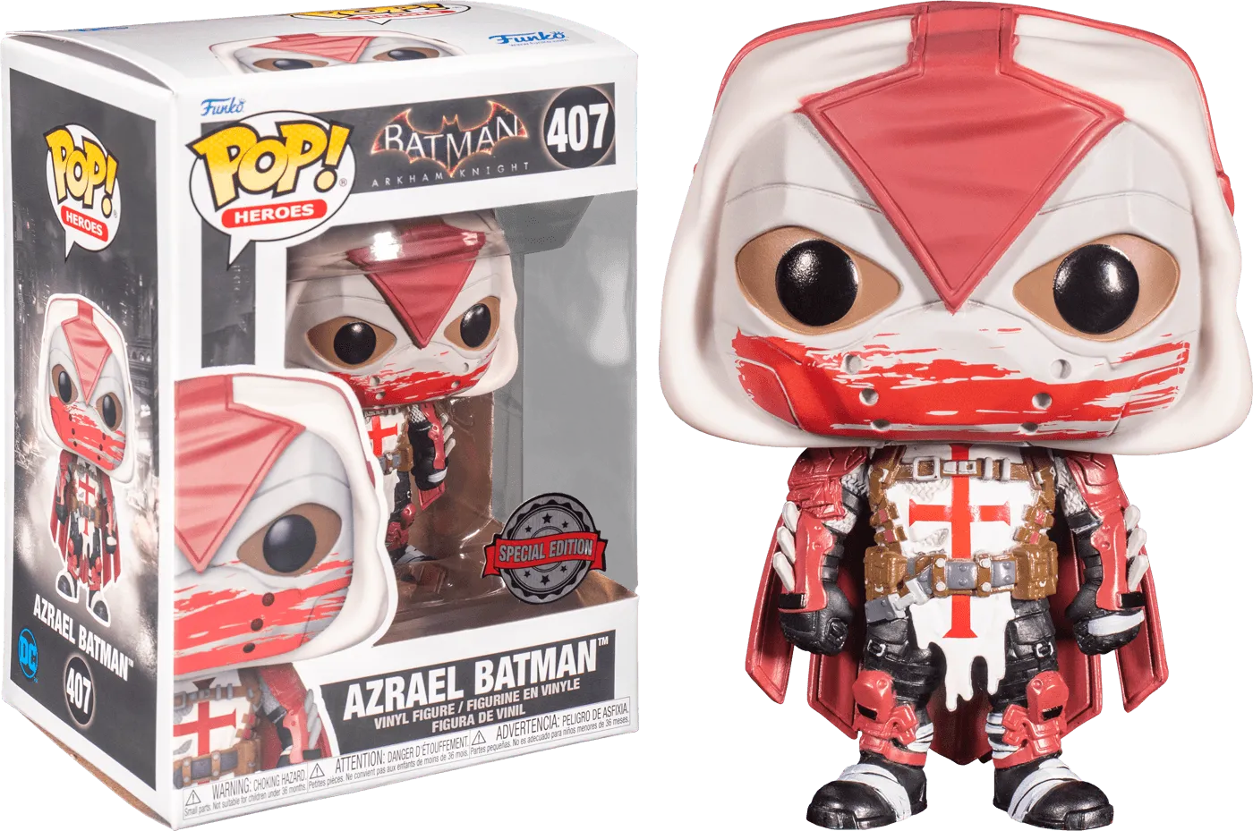 Batman: Arkham Knight - Azrael Batman US Exclusive Pop! Vinyl [RS] - Image 3