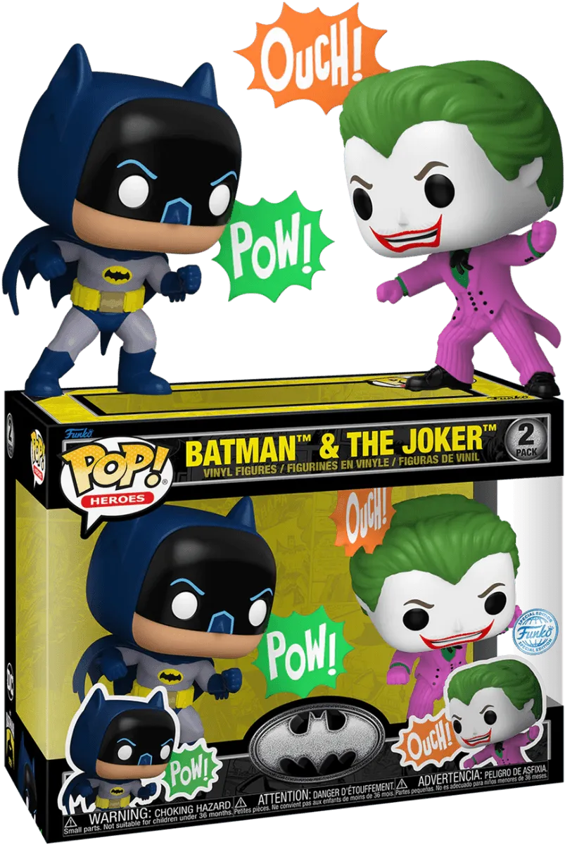 Batman: 85th Anniversary - Batman & Joker (1966) US Exclusive Pop! Vinyl 2-Pack [RS]