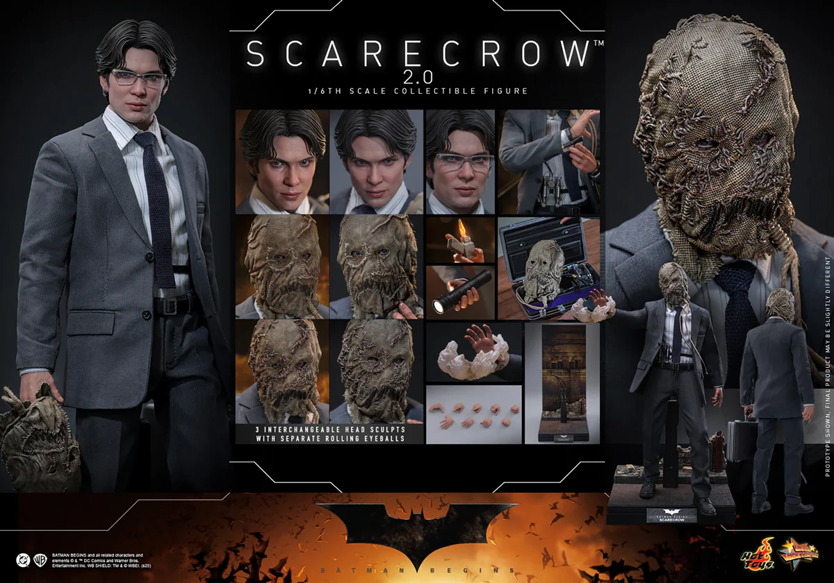Batman Begins - Scarecrow (2.0) 1:6 Scale Collectable Action Figure - Image 22