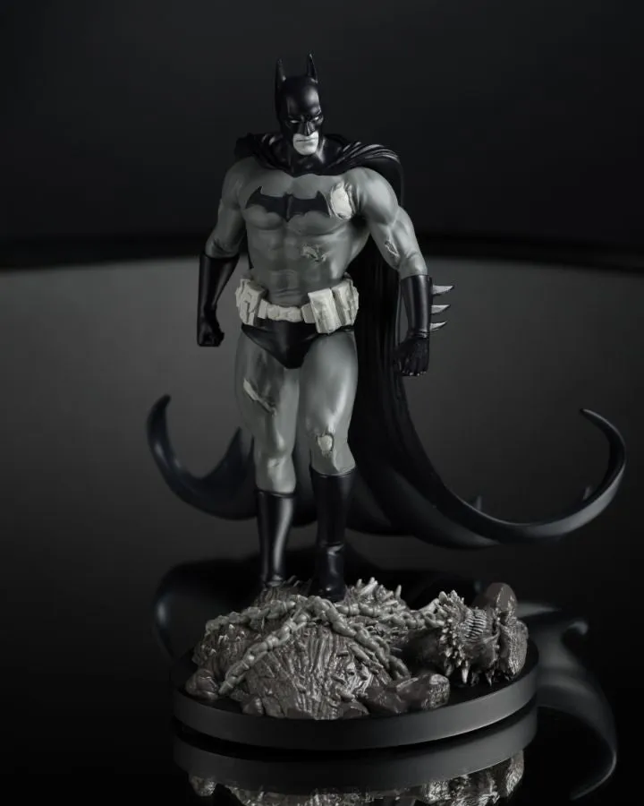 Batman Black & White - Batman by Bjorn Barends Resin Statue - Image 3