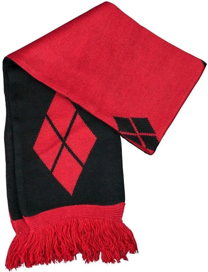Batman - Harley Quinn Diamond Pattern Scarf