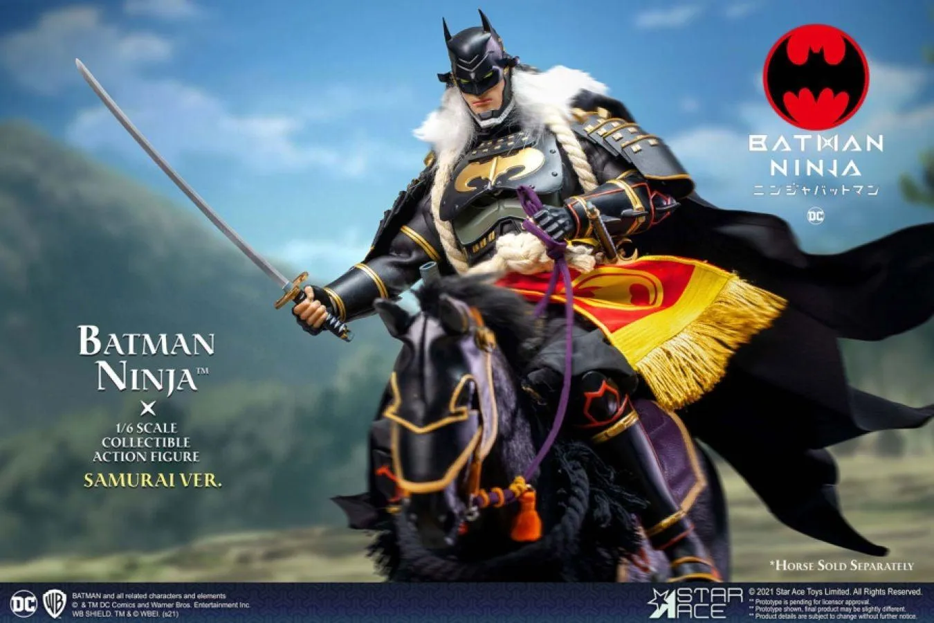 Batman - Ninja Samurai with Horse 1:6 Scale Action Figure - Image 4
