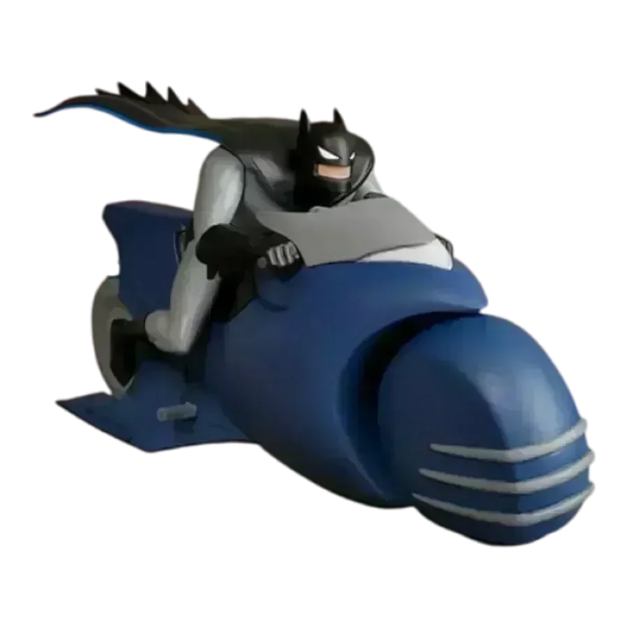 Batman: The Animated Series - Series 2 Batman & Batcycle 5 Points Set
