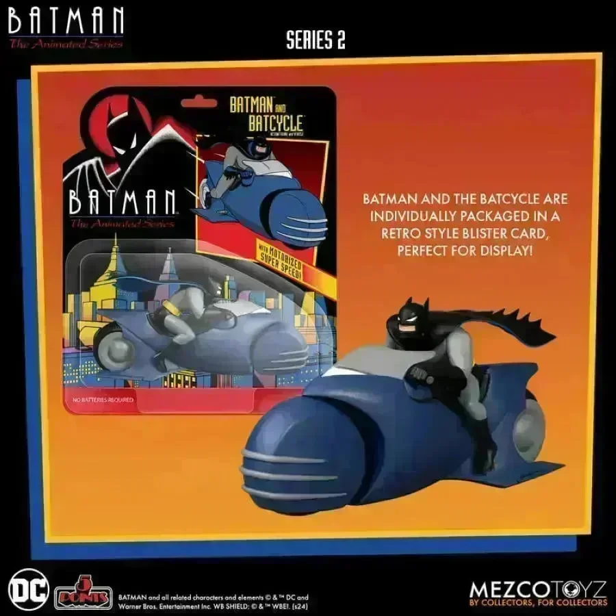 Batman: The Animated Series - Series 2 Batman & Batcycle 5 Points Set - Image 2