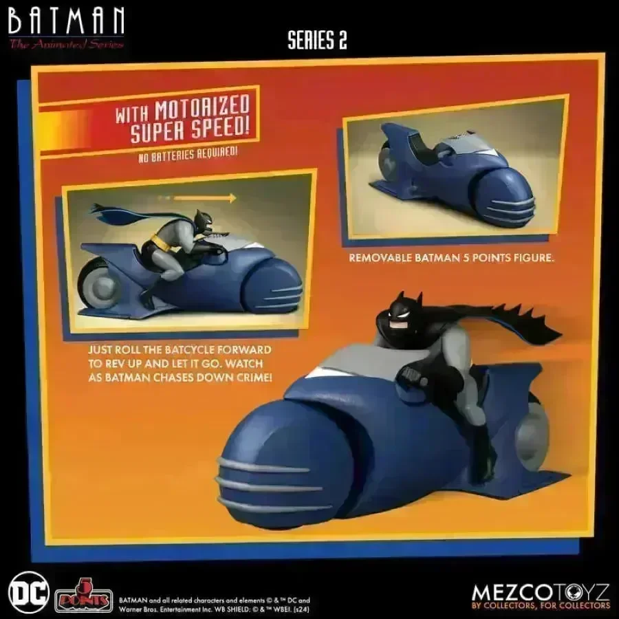 Batman: The Animated Series - Series 2 Batman & Batcycle 5 Points Set - Image 3