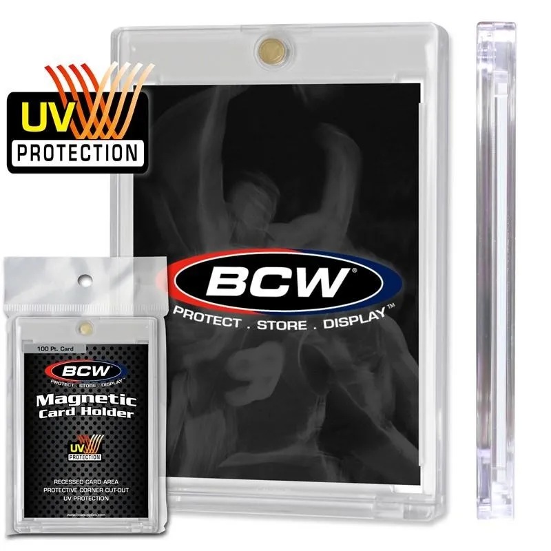 BCW One Touch Magnetic Card Holder 100 Pt Card Standard - Image 2