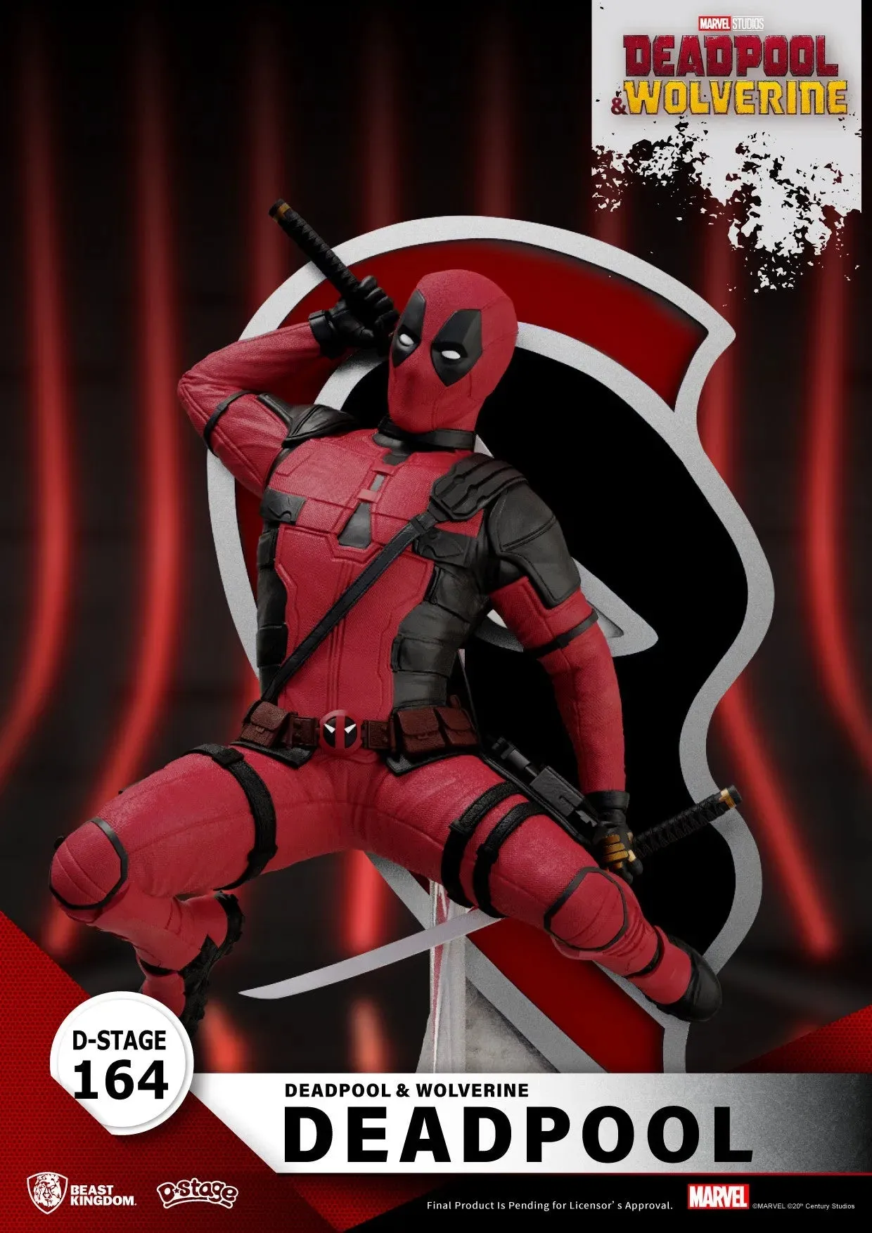 Beast Kingdom D Stage Deadpool & Wolverine Deadpool - Image 4