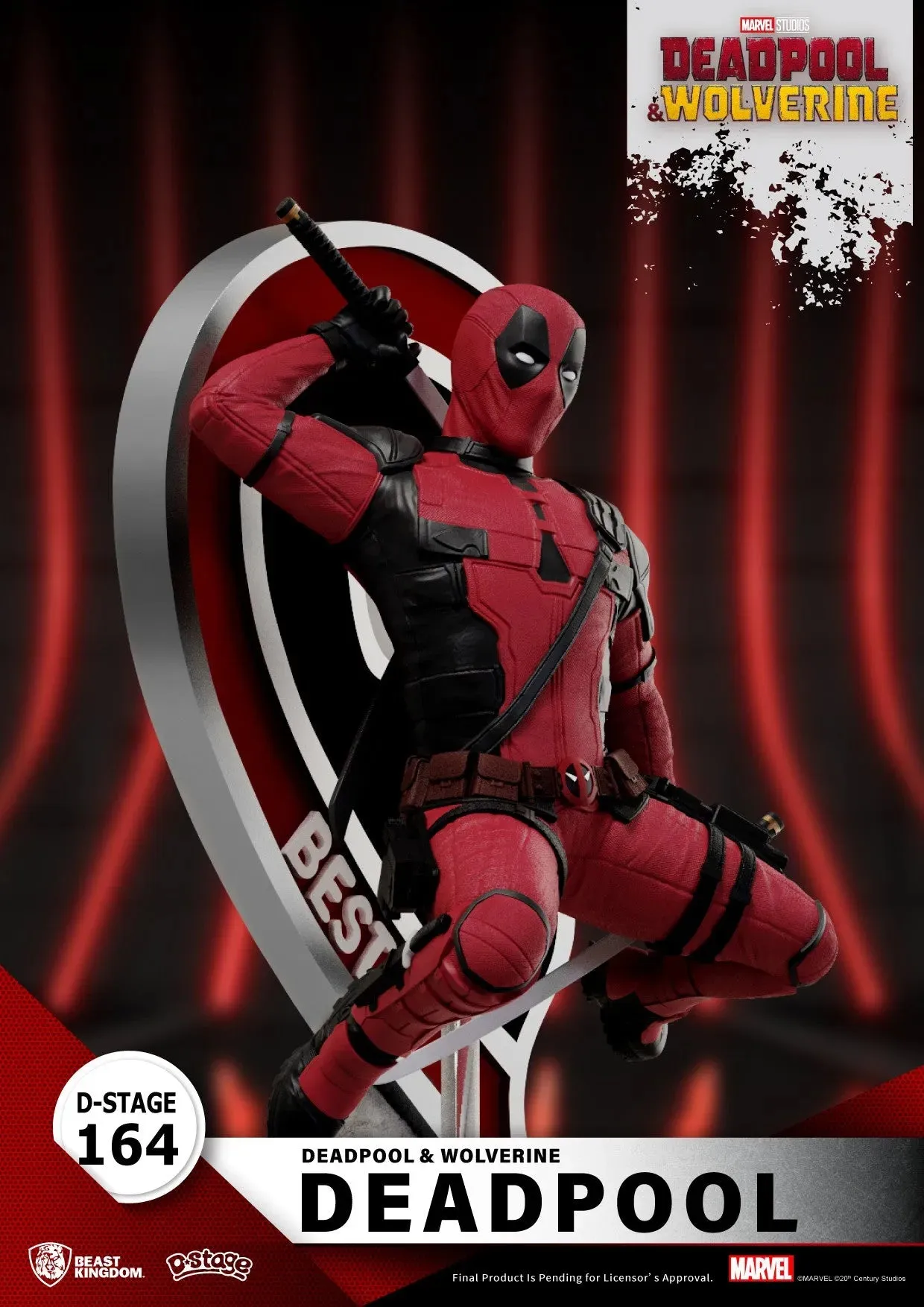 Beast Kingdom D Stage Deadpool & Wolverine Deadpool - Image 5