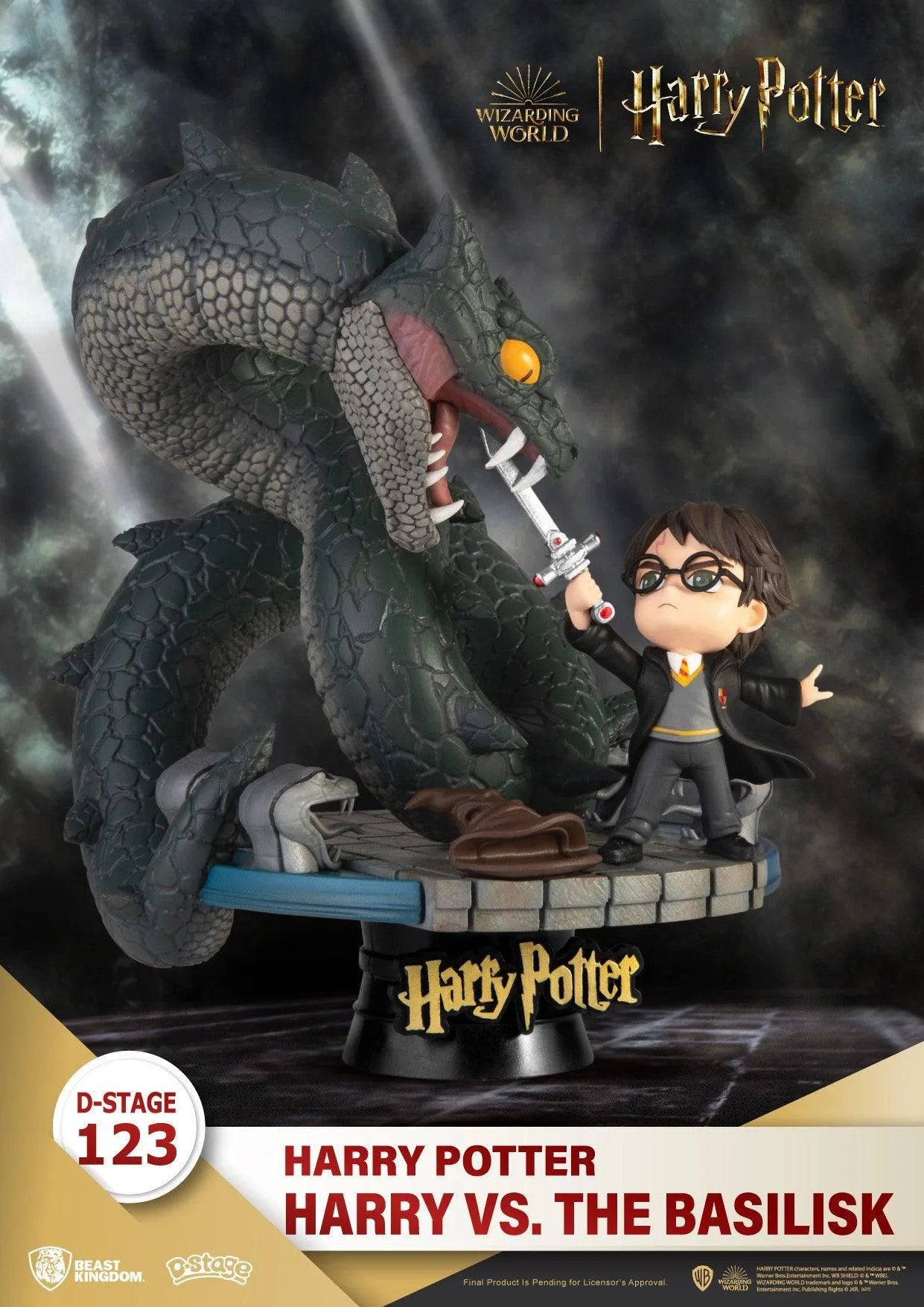Beast Kingdom D Stage Harry Potter Harry vs Basilisk - Image 3