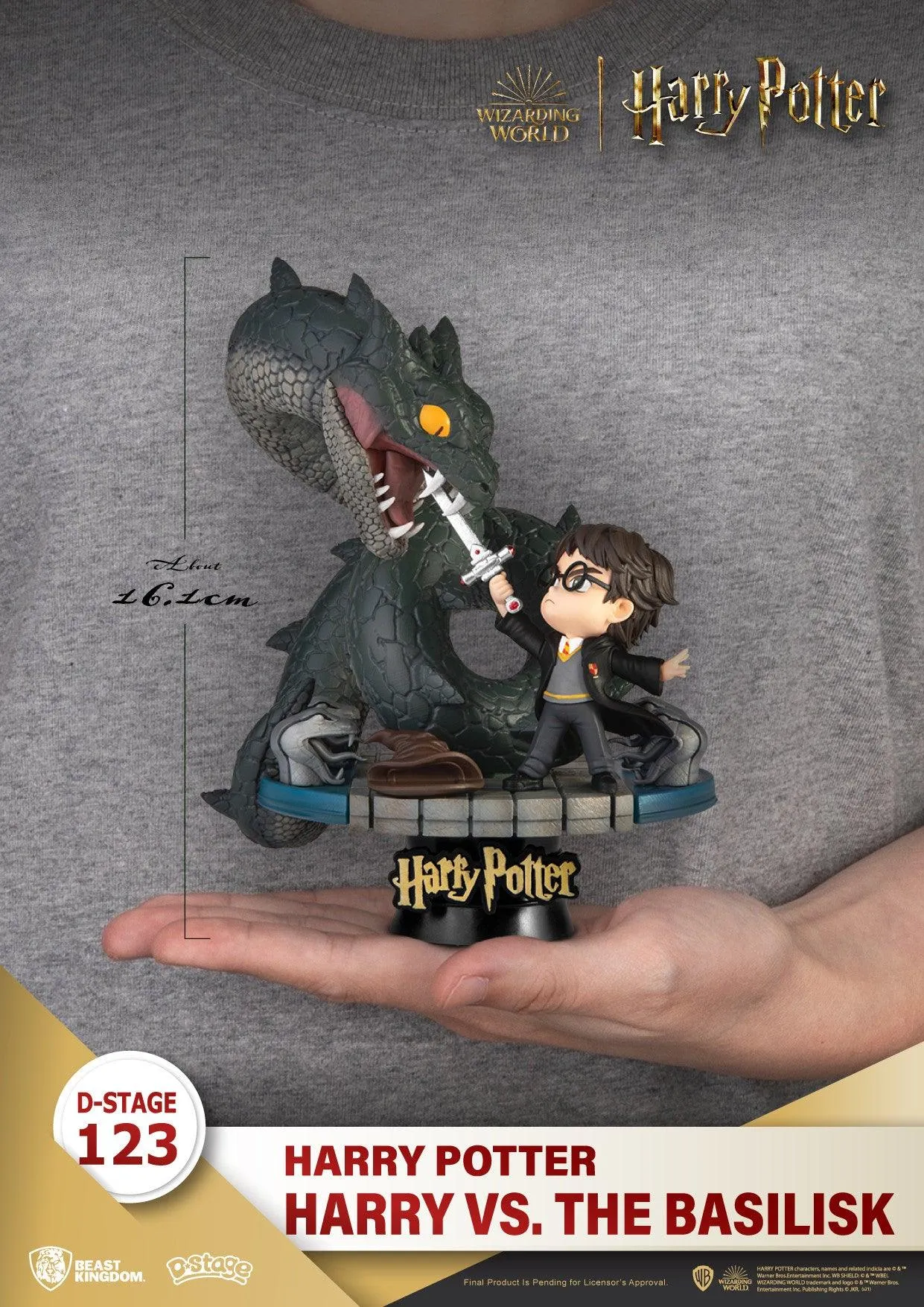 Beast Kingdom D Stage Harry Potter Harry vs Basilisk - Image 6