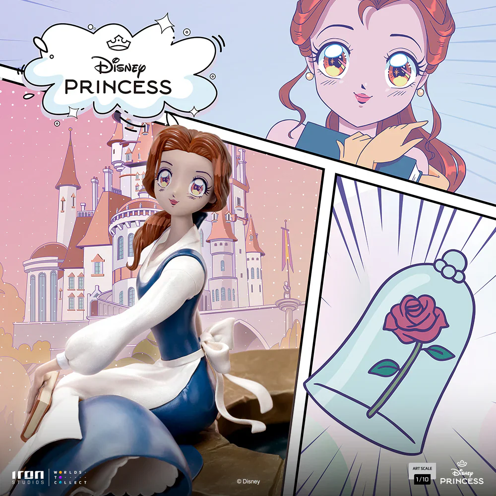 Beauty and the Beast - Belle Anime Princess Statue - Image 2