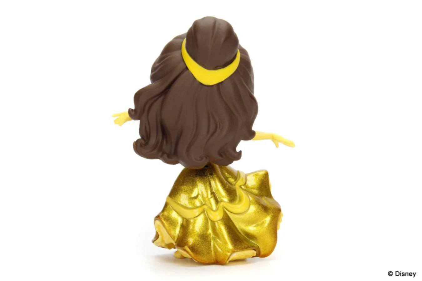 Beauty & the Beast (1991) - Belle with Gold Dress 4" Diecast MetalFig - Image 5