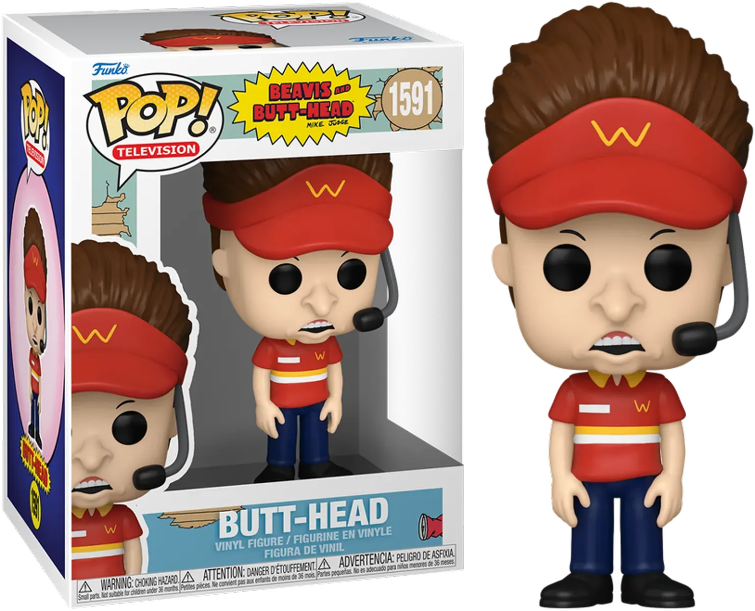 Beavis and Butt-Head - Butt-Head (Burger World Uniform) Pop! Vinyl