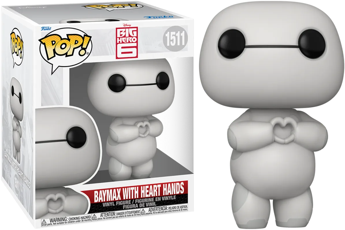 Big Hero 6 - Baymax with Heart Hands 6" Pop! Vinyl