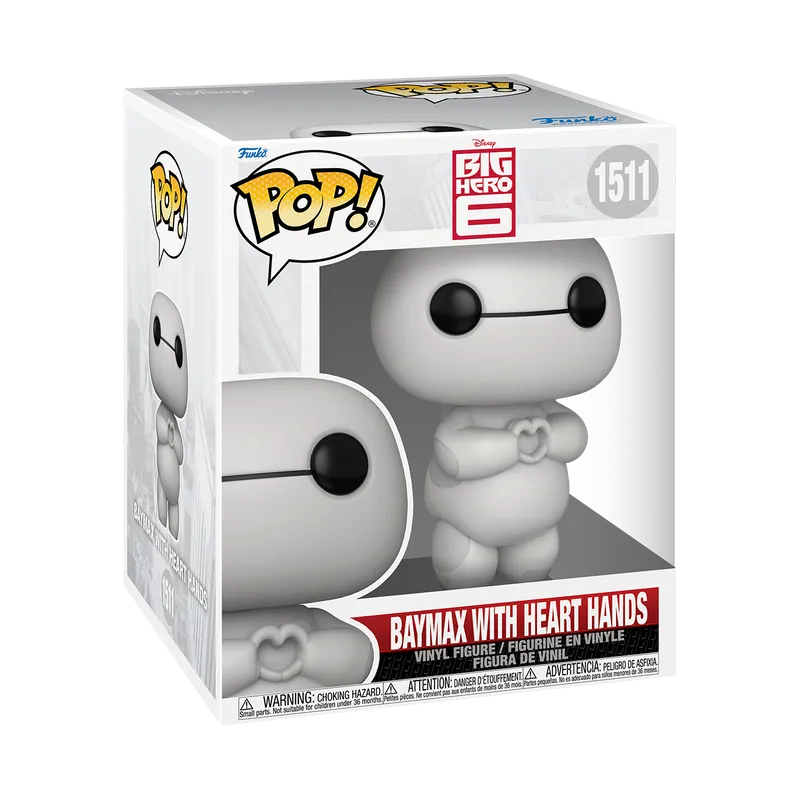 Big Hero 6 - Baymax with Heart Hands 6" Pop! Vinyl - Image 3