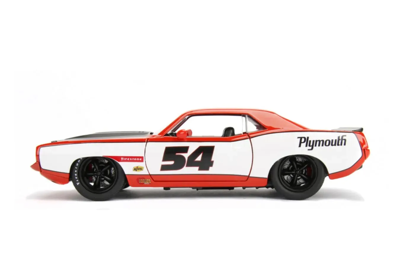 Big Time Muscle - 1973 Plymouth Barracuda 1:24 Scale Diecast Vehicle - Image 3
