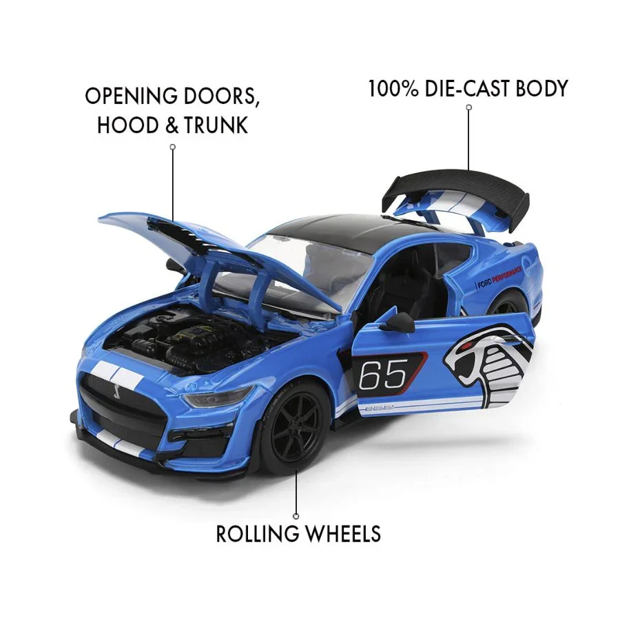 Big Time Muscle - 2020 Ford Mustang Shelby GT500 1:24 Scale Diecast Vehicle - Image 8