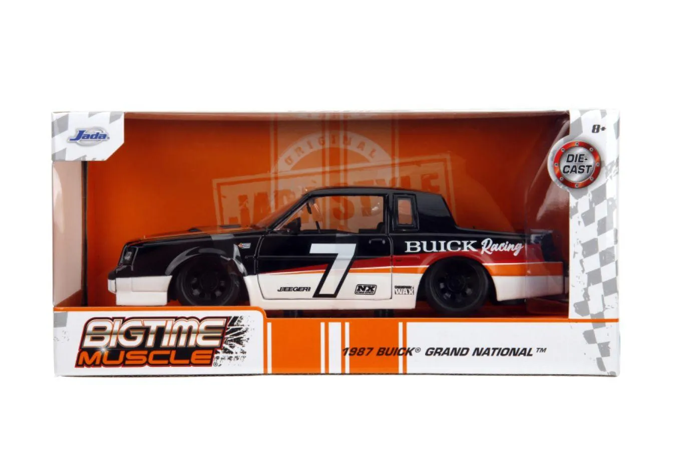 Big Time Muscle: Dark Horse - 1987 Buik Grand National1 :24 Scale Diecast Vehicle - Image 9